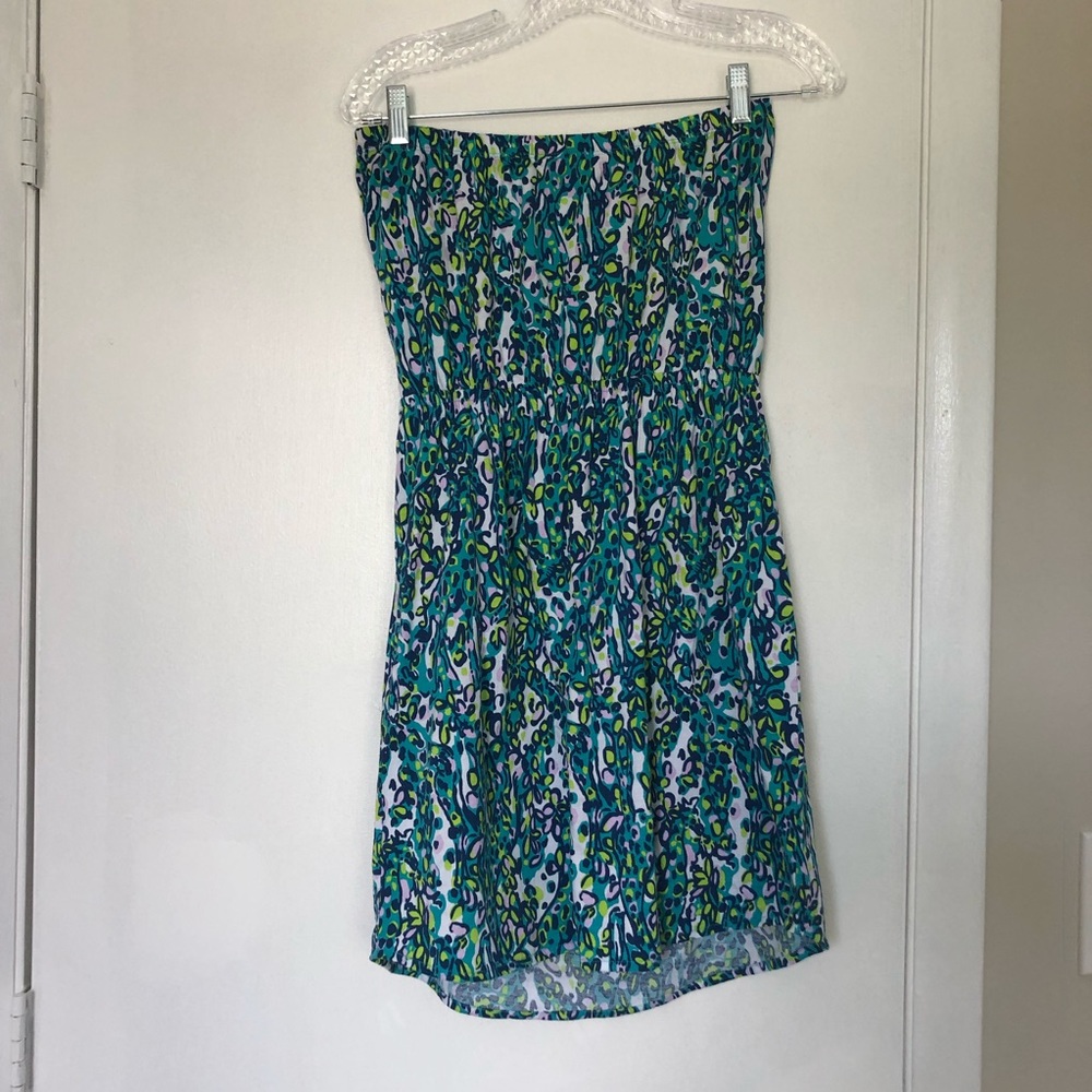 Strapless Lilly Pulitzer dress sz medium